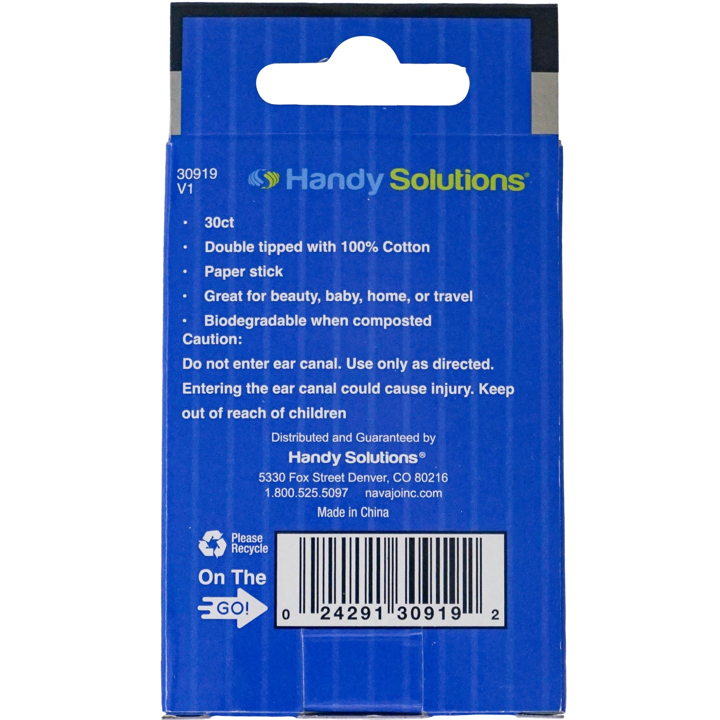 Handy Solutions Cottonswabs 30ct