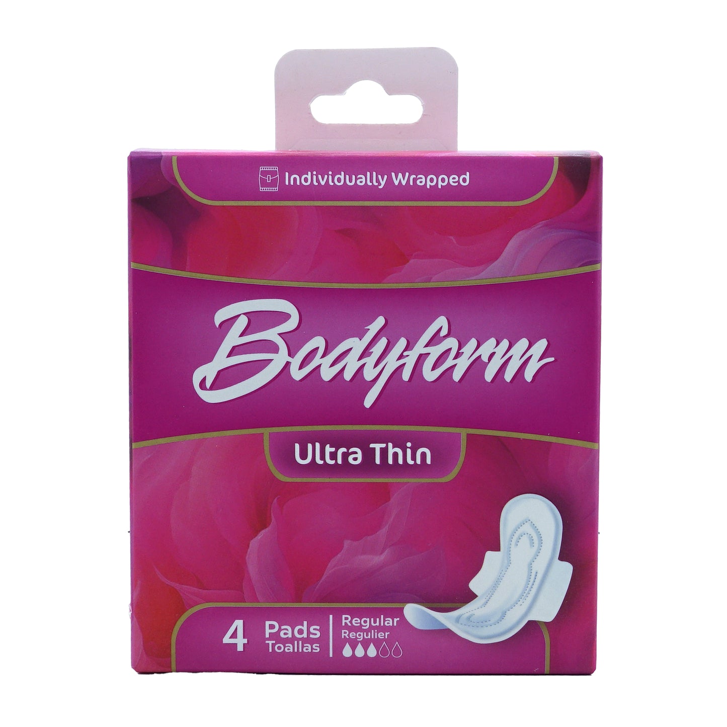 Bodyform Individually Wrapped 4ct Thin Maxi Pads
