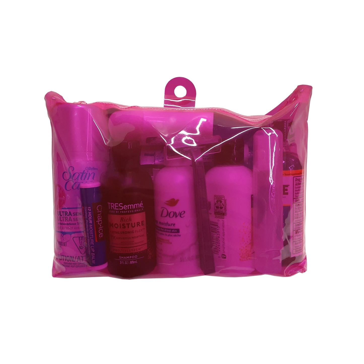 Handy Solutions 14 Piece Women's Travel Kit with Makeup Remover