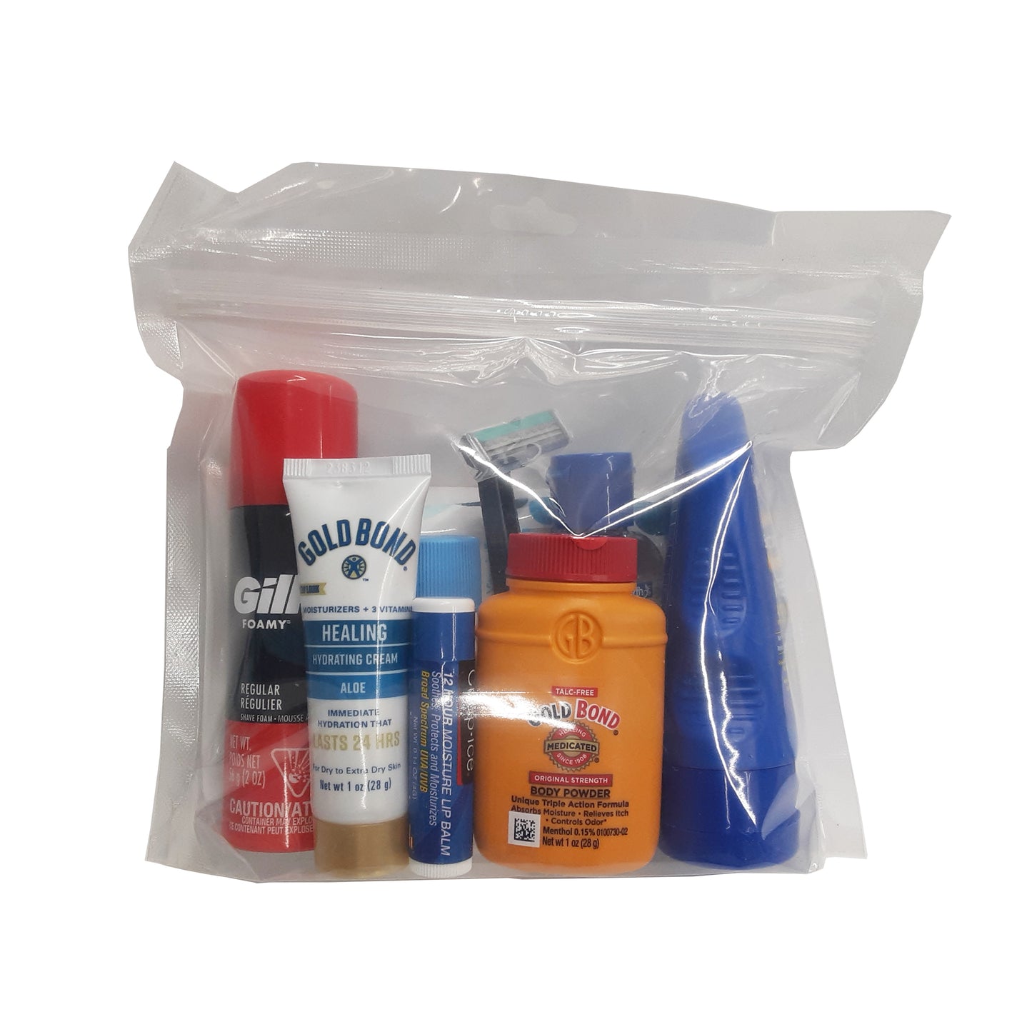 Handy Solutions 10 Piece Vacation Skincare Travel Kit with Aloe Gel