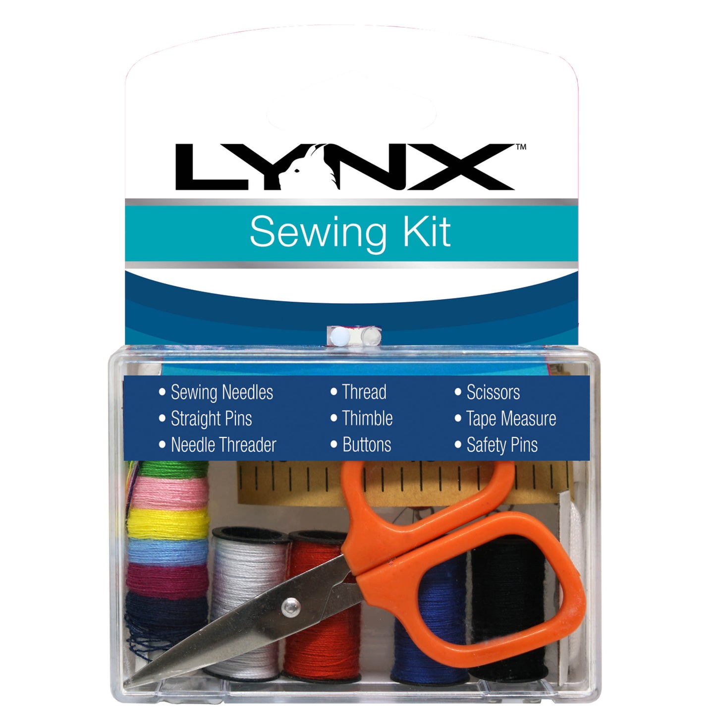 Lynx Sewing Kit with Scissors