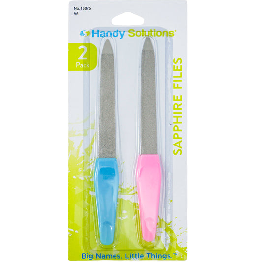 Handy Solutions Sapphire Nail File - 2 Count