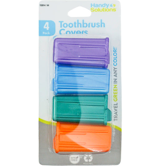 Handy Solutions Toothbrush Caps - 4 Pack