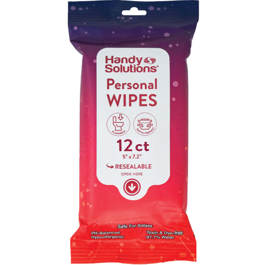 Handy Solutions Personal Flushable Wipes