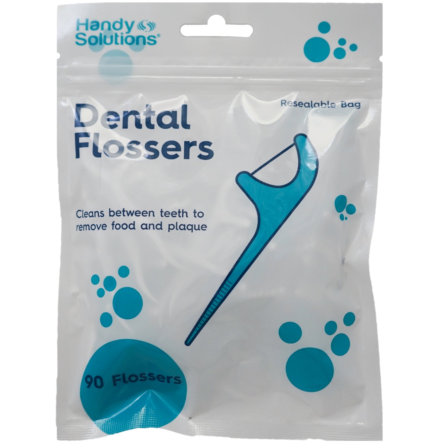 Handy Solutions Dental Flossers and Picks - Mint Flavored Oral Care Floss - Pack of 90