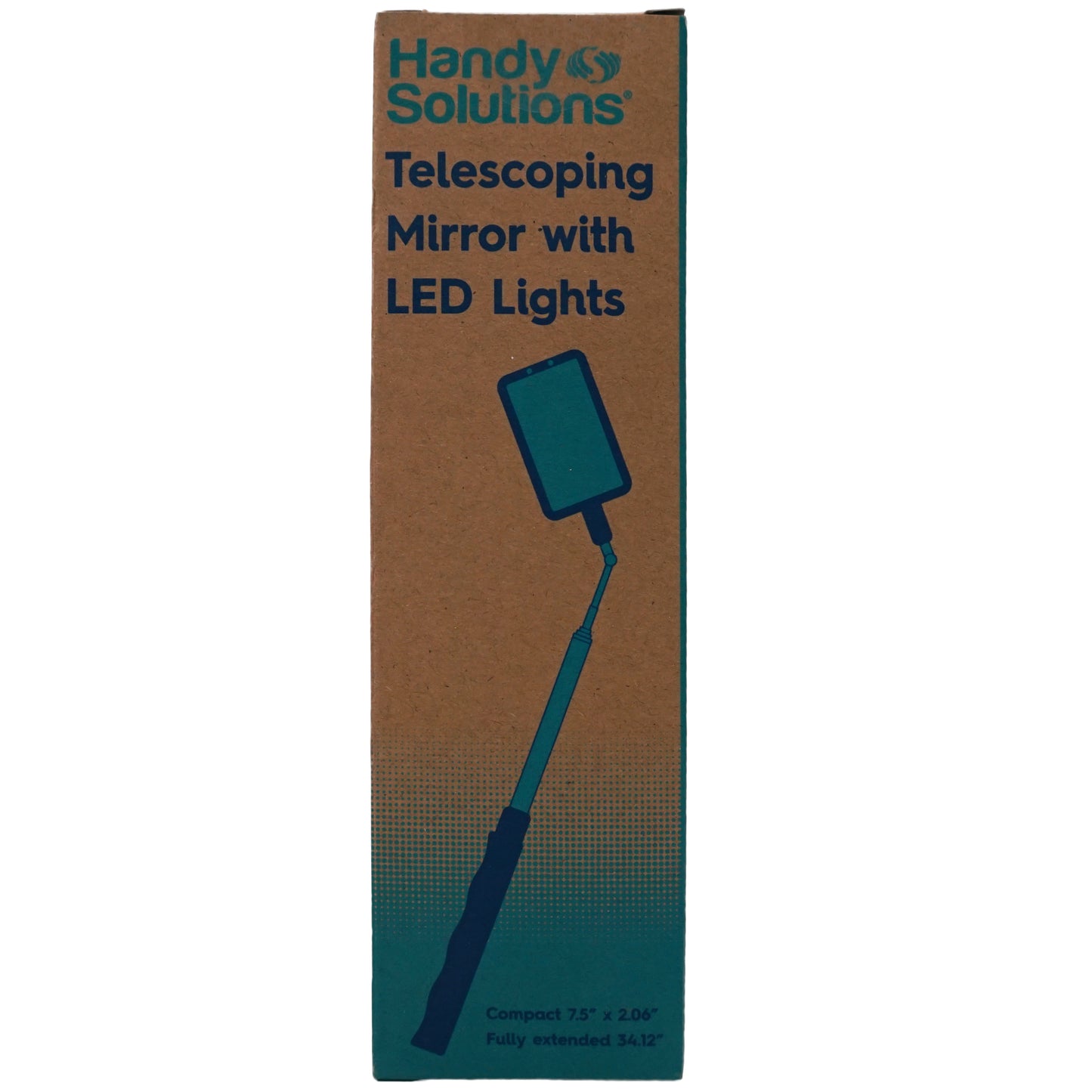 Handy Solutions Telescoping Inspection Mirror with LCD Lights for Diabetic Foot Care