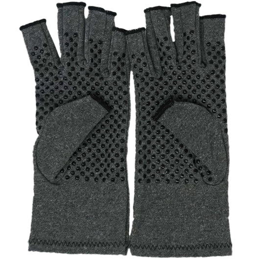 Handy Solutions Fingerless Compression Gloves for Arthritis - Size Medium