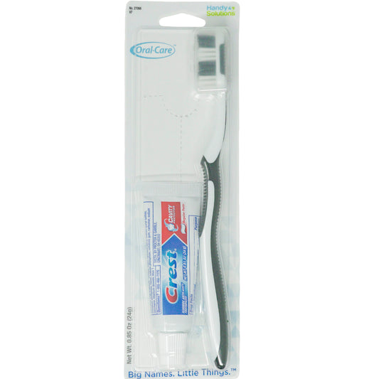 Crest .85 oz Regular Toothpaste & Toothbrush Carded Combo