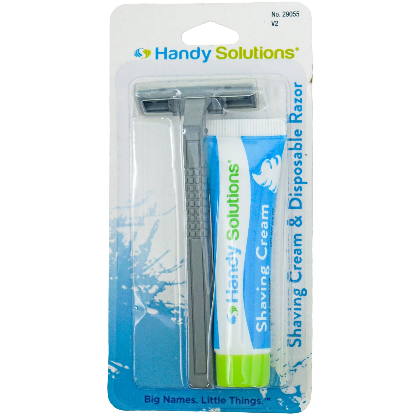 Handy Solutions Twin Blade Razor & Shave Cream