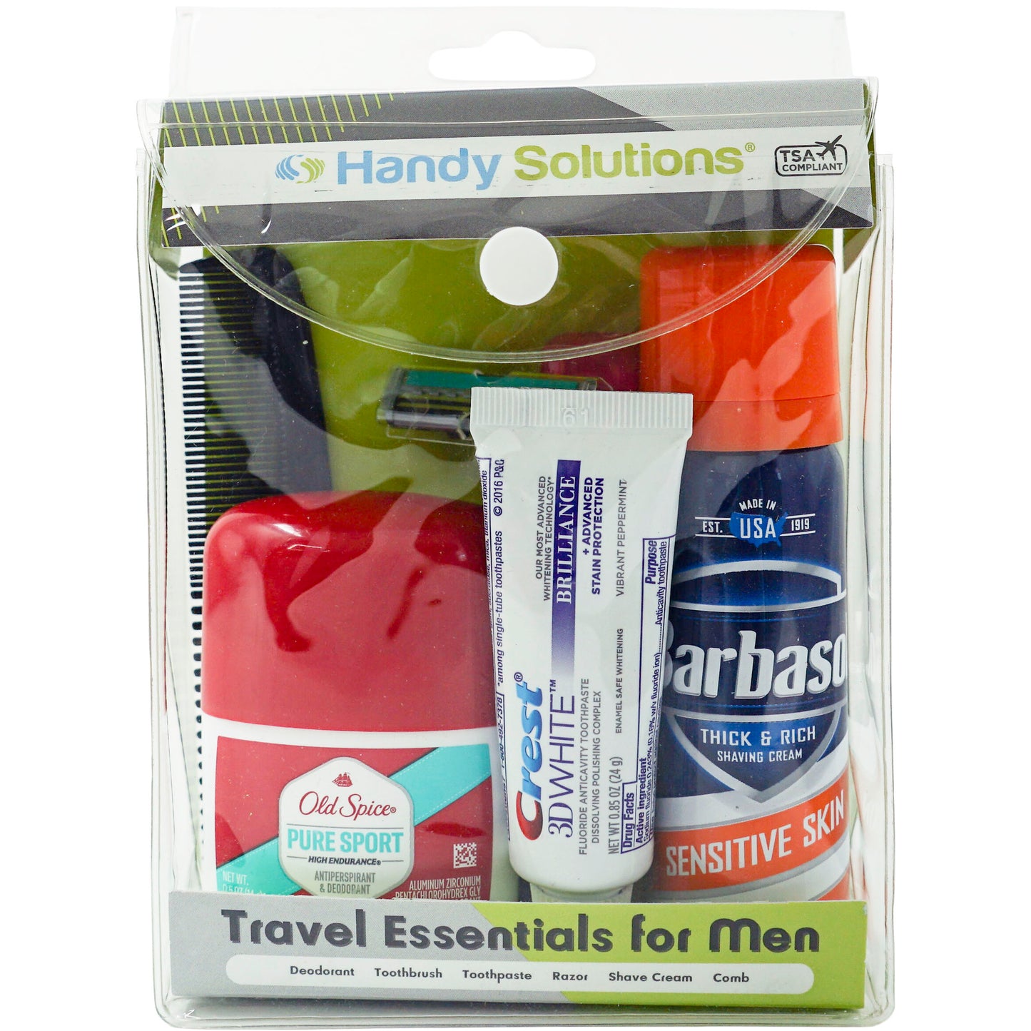 Handy Solutions Mens Travel Essentials Kit