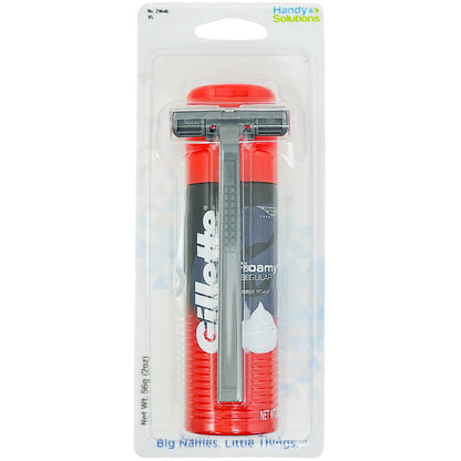 Gillette Foamy Shave Cream 2oz w/ Disposable Razor