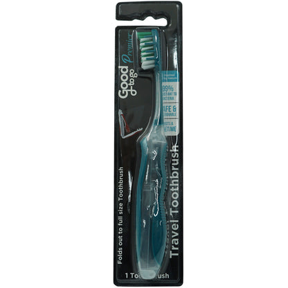 Good To Go™ Premier Trifold Travel Toothbrush