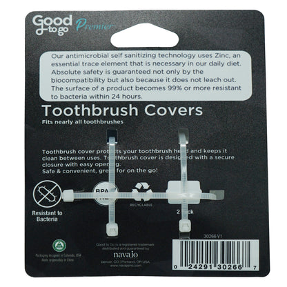 Good To Go™ Premier Toothbrush Covers - 2pk