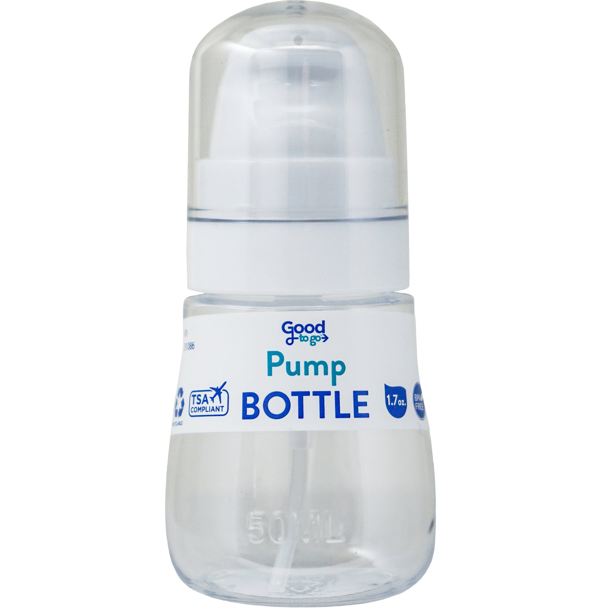 Good to Go Refillable Travel Bottle With Pump 1.75oz
