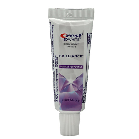 Crest 3D White Toothpaste Tube .85oz Travel Size