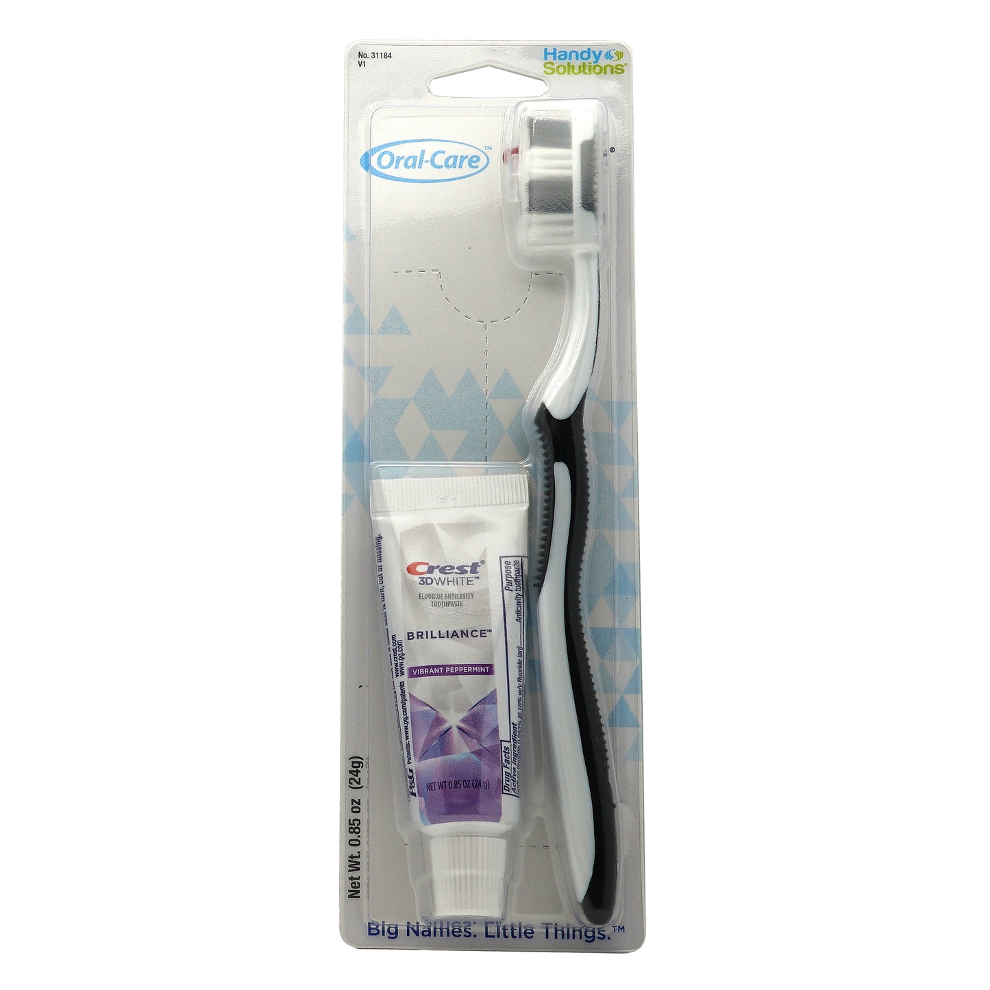 Crest 3D Toothpaste & Full Size Toothbrush Travel Kit