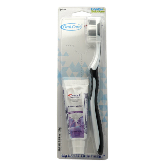 Crest 3D Toothpaste & Full Size Toothbrush Travel Kit