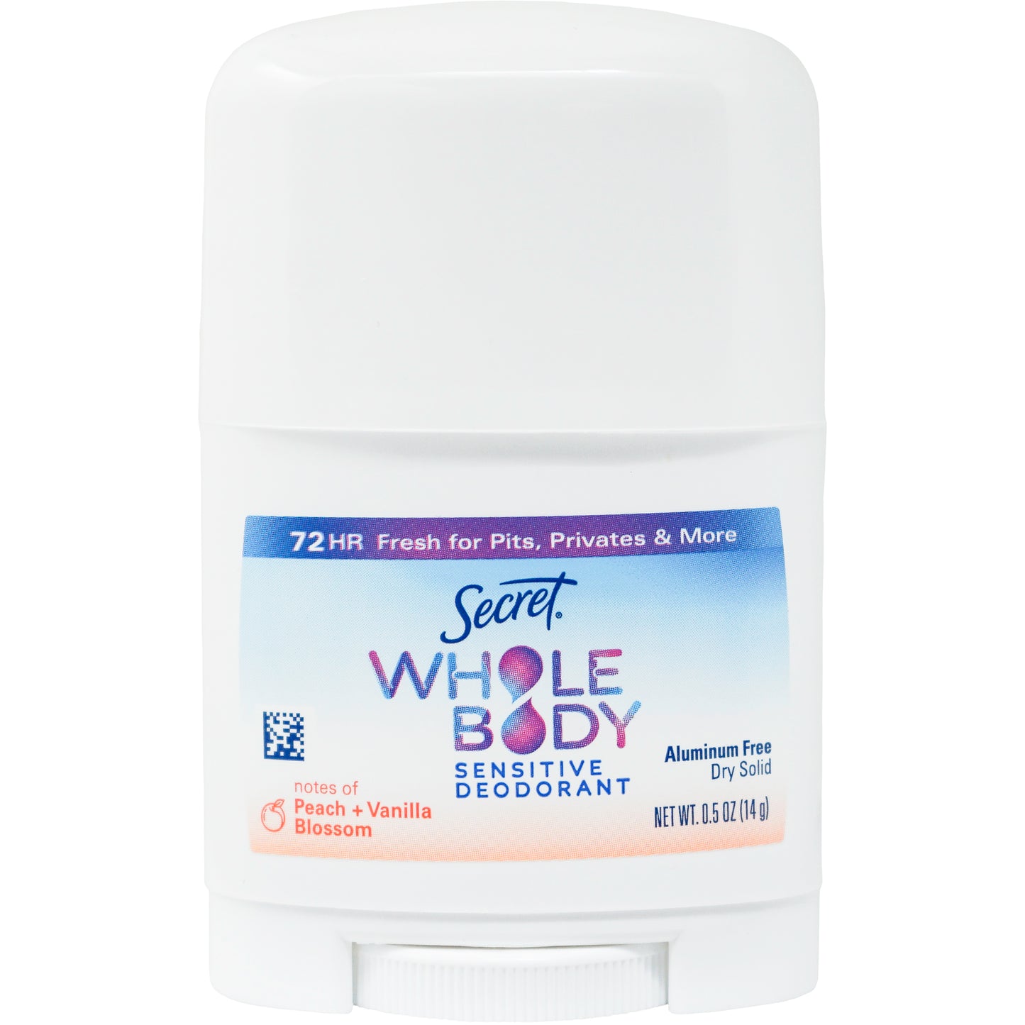 Secret Whole Body Stick Peach Vanilla 0.5oz Travel Size