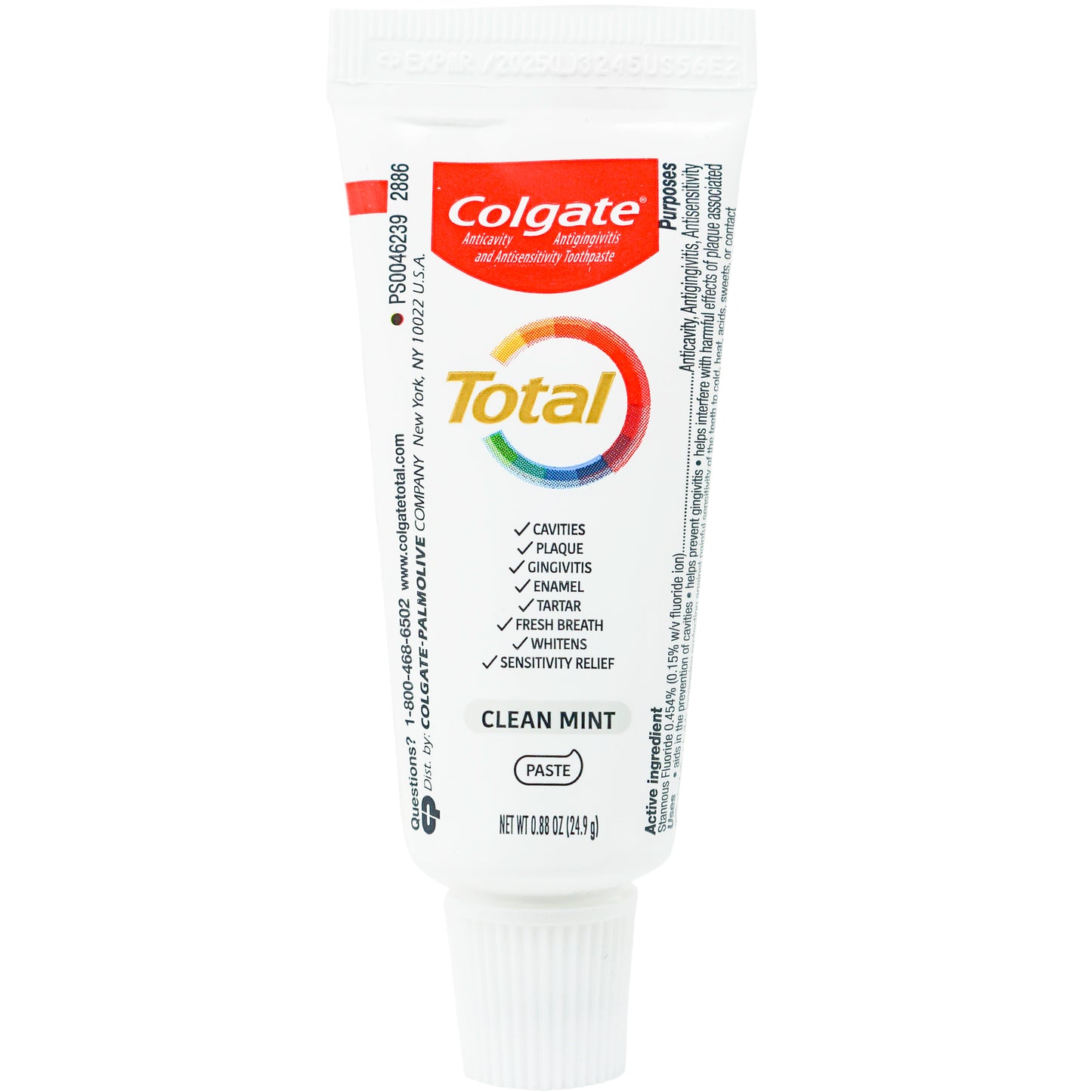 Colgate Total Toothpaste .88oz Travel Size