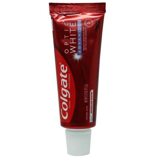 Colgate Optic Advanced White Sparkling Mint Toothpaste - .75 oz Tube