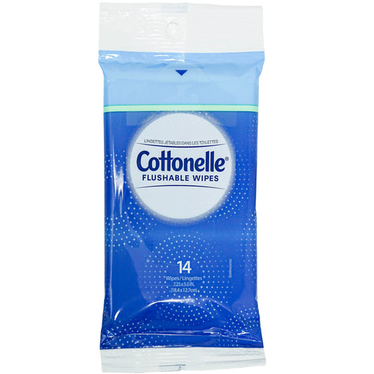 Cottonelle Freshcare Flushable Wipes - 14 Count