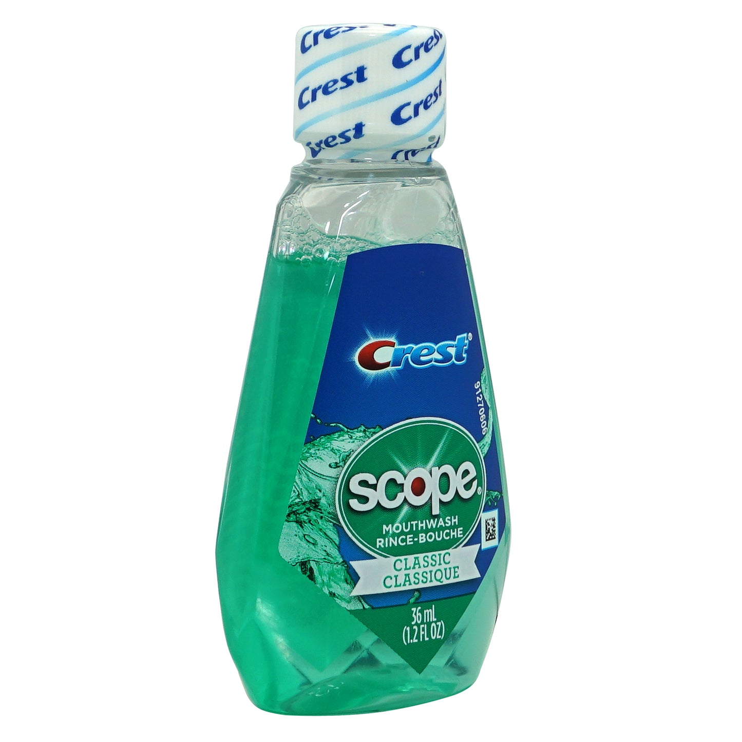 Scope With Crest Mouthwash 1.2oz Travel Size