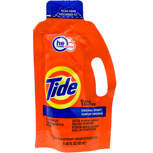 Tide Original Scent Travel Pack Single Load