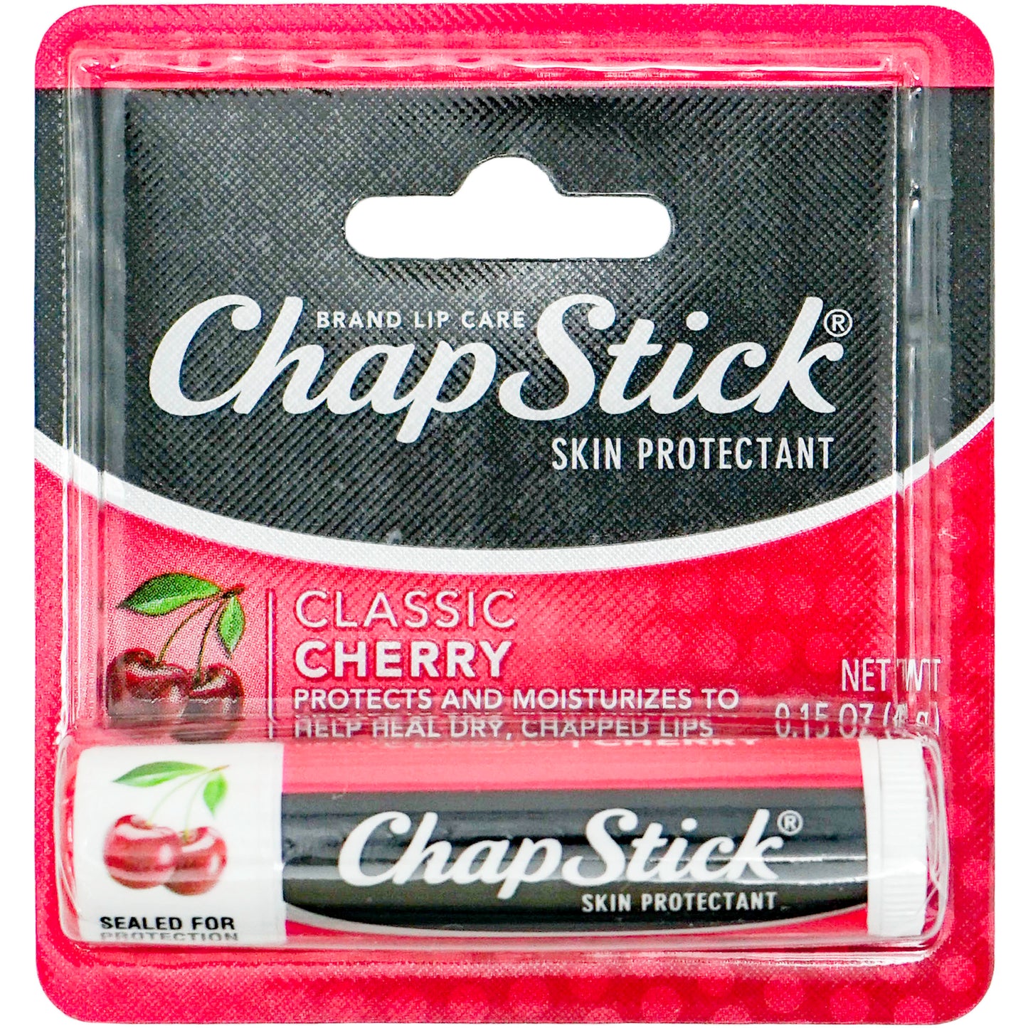 Cherry Flavor Chapstick Lip Balm, 12 ct Tray