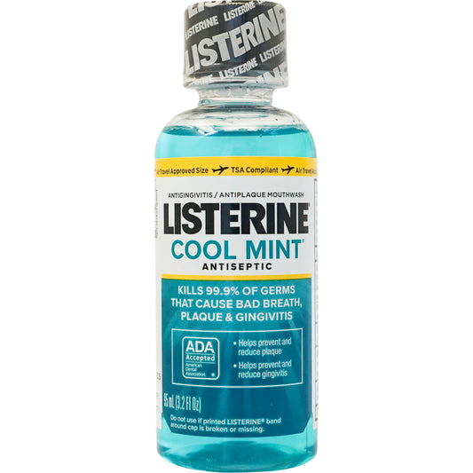 Listerine Cool Mint Mouthwash 3.2oz