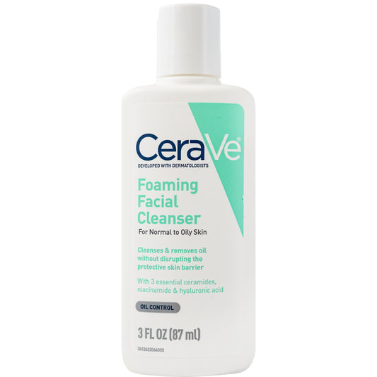 CeraVe Foaming Facial Cleanser 3oz Travel Size