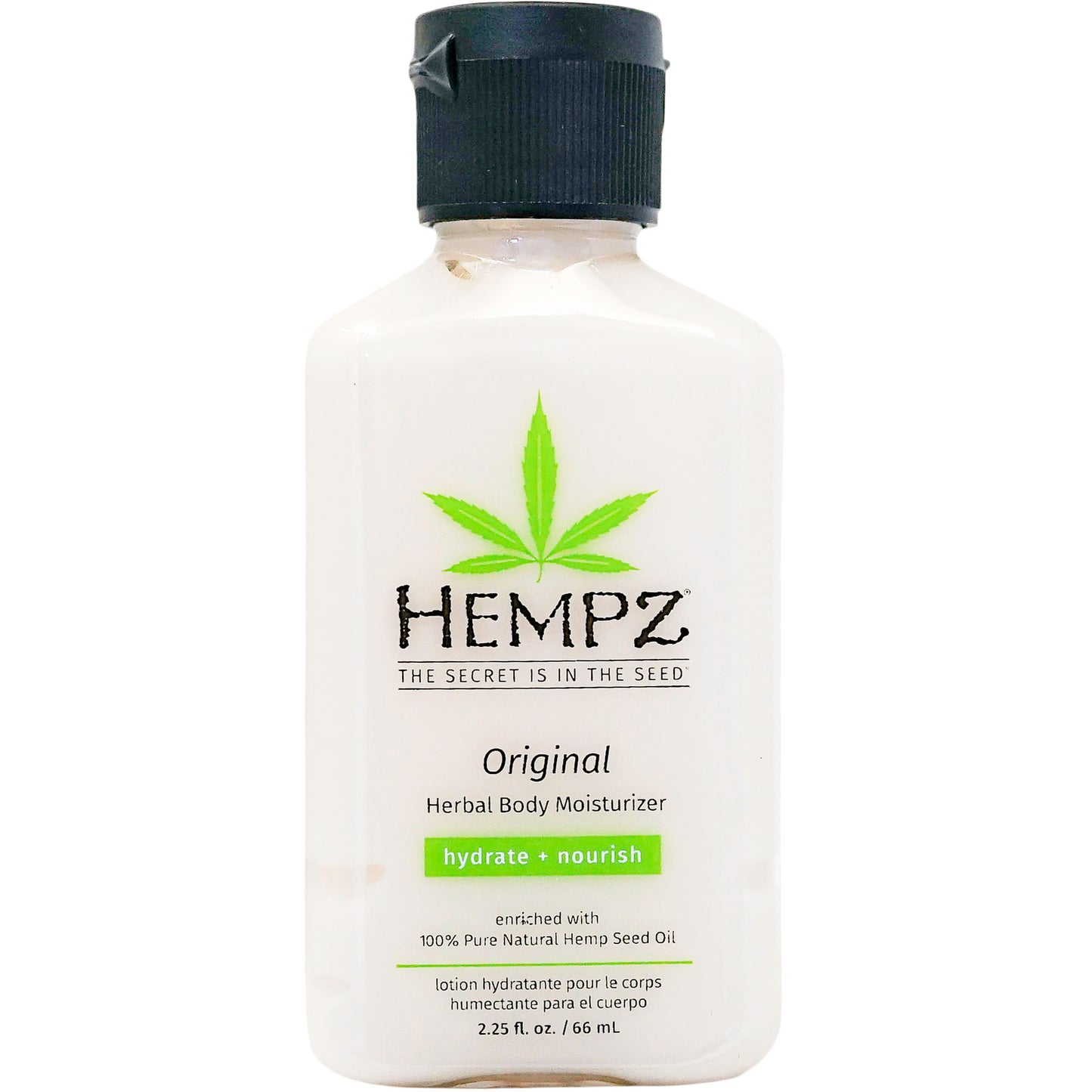 Hempz Original Herbal Body Moisturizer - Hydrating and Nourishing - 2.25 oz Travel Size