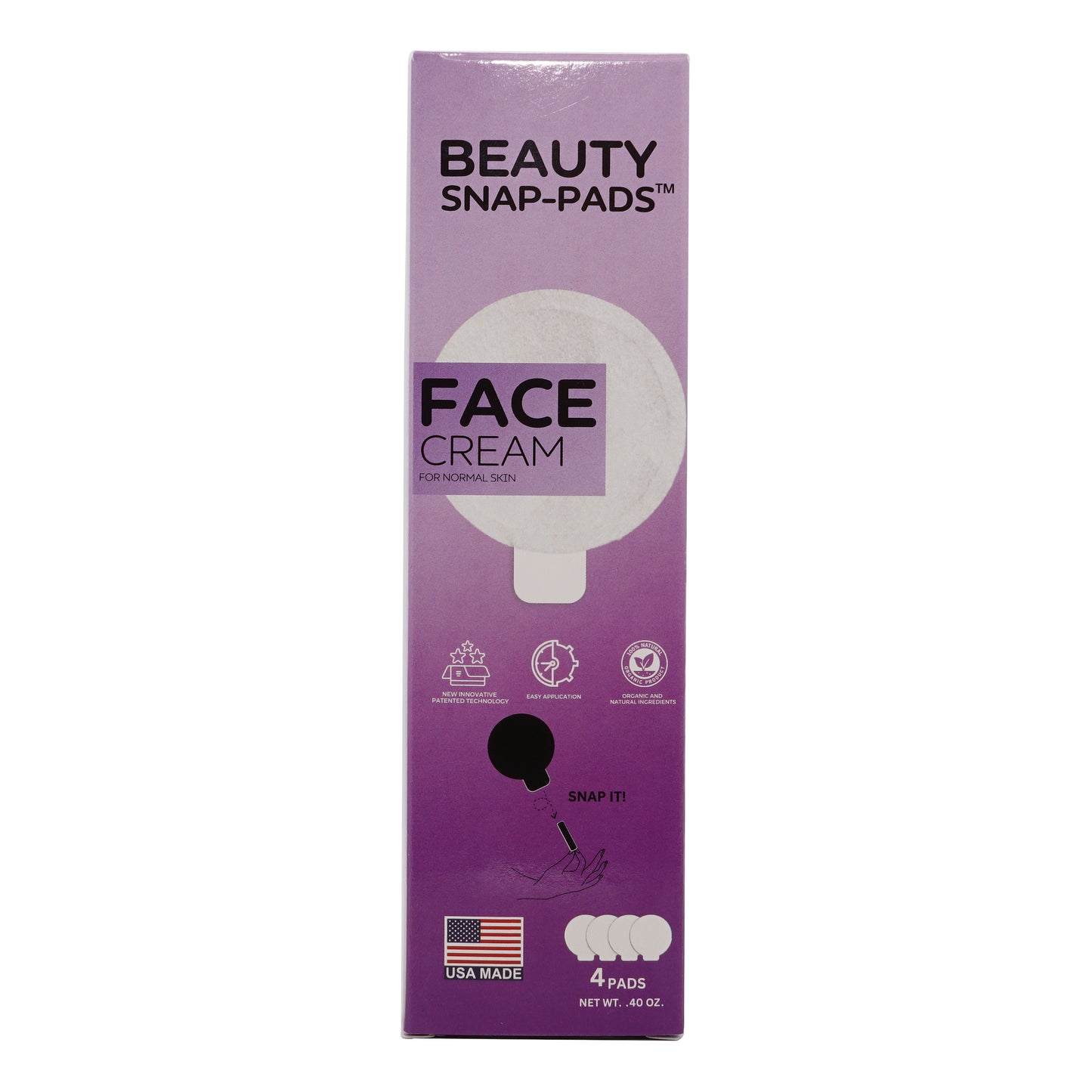 Beauty Snap Pads Face Cream 4 pc