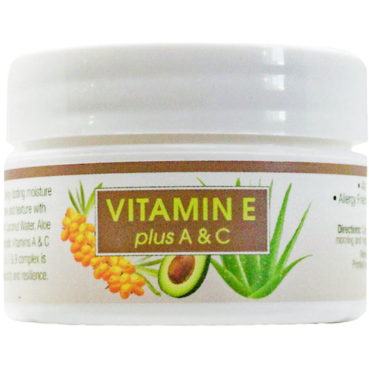 Aroma Naturals Vitamin E Plus A and C Skin Cream - 0.5 oz