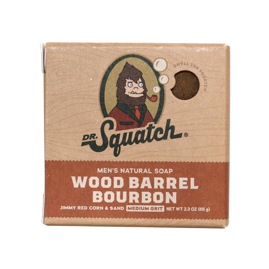 Dr. Squatch Wood Barrel Bourbon Bar Soap 2.3oz