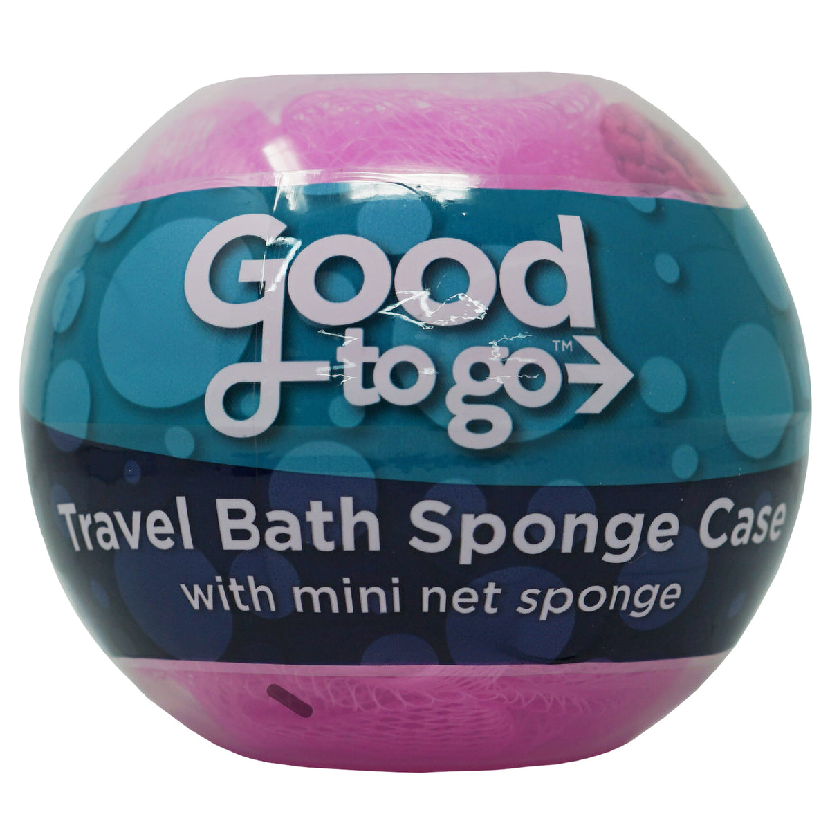 Good To Go Bath Sponge with Case - Assorted Colors