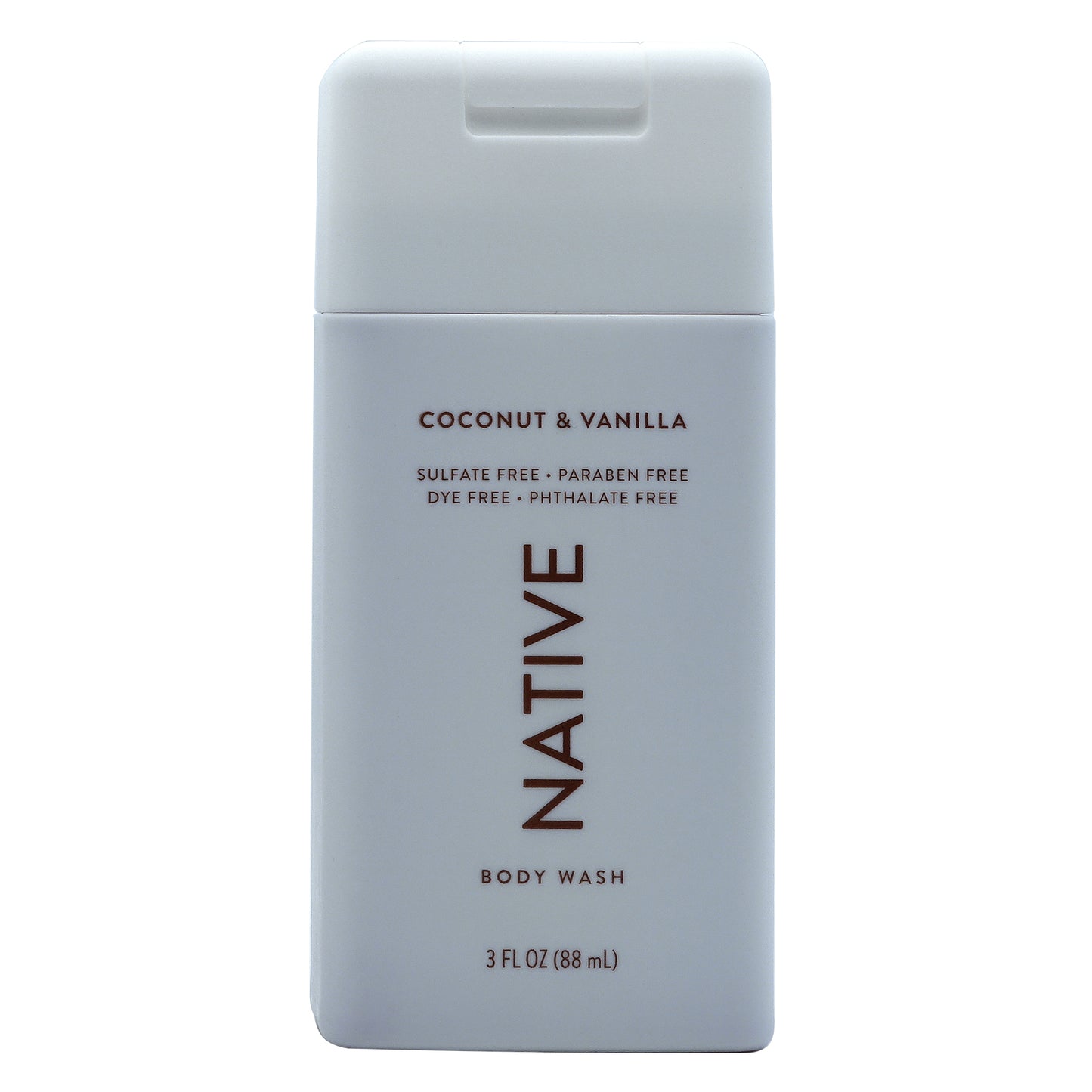 Native Coconut & Vanilla Body Wash 3oz