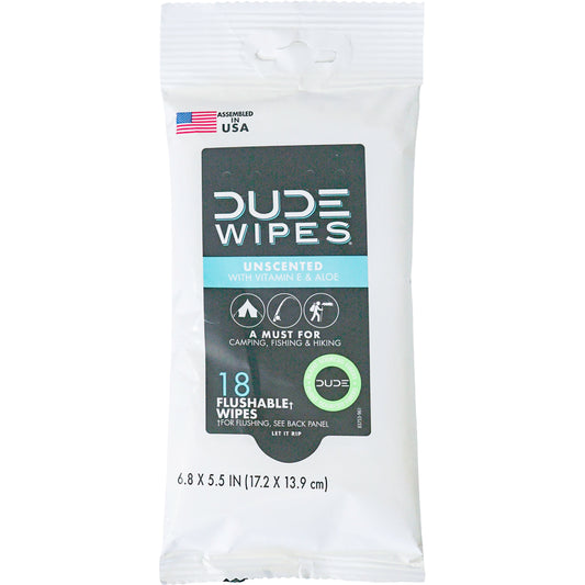Dude Wipes Fragrance-Free Flushable Wipes