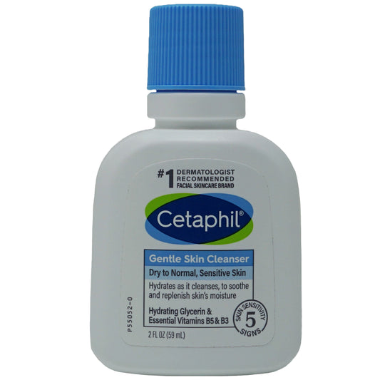 Cetaphil Gentle Skin Cleanser - 2 oz Travel Size Bottle