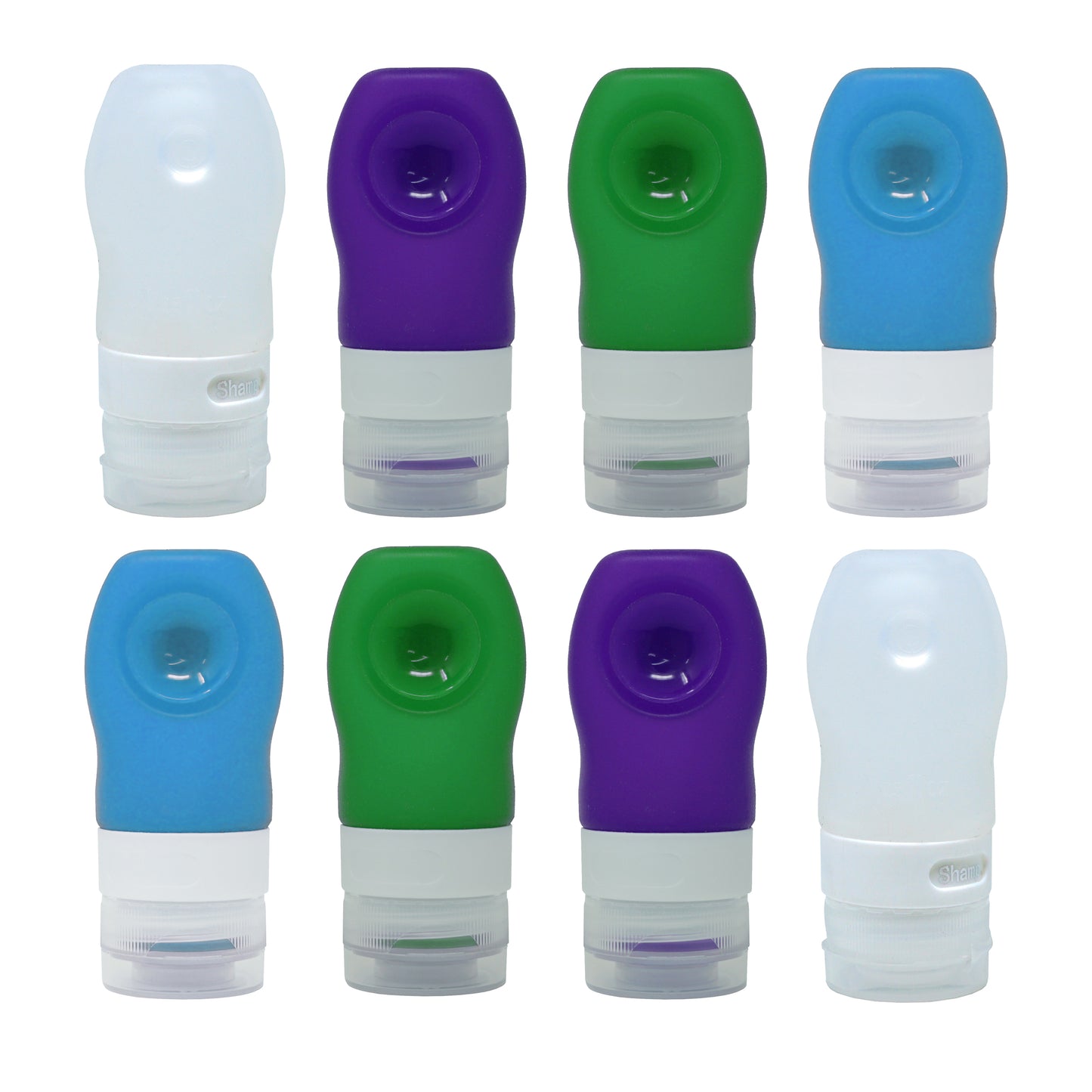 Good To Go™ 1.25oz Silicone Bottle with Suction Cup - Pack of 12