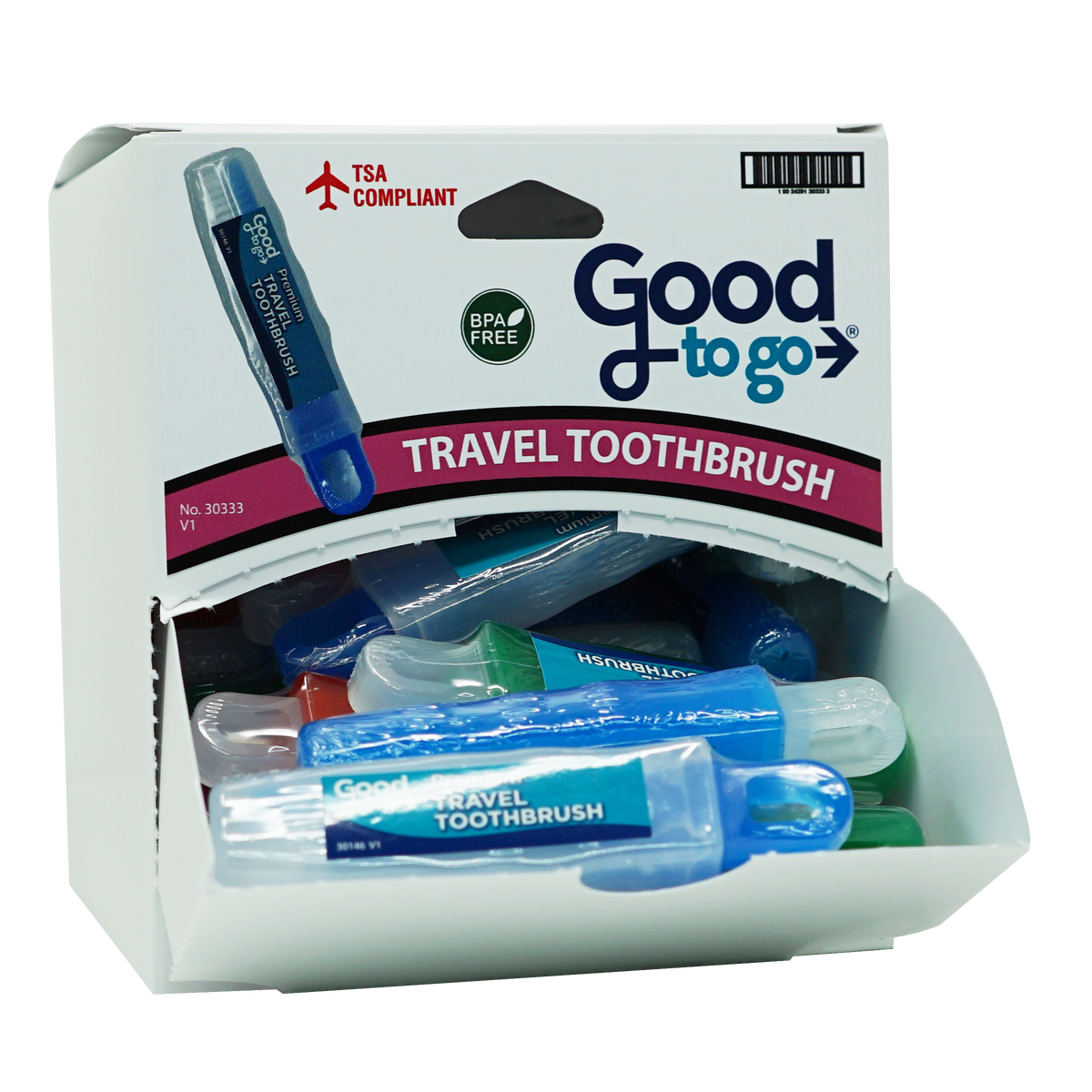Good To Go™ Deluxe Travel Toothbrush