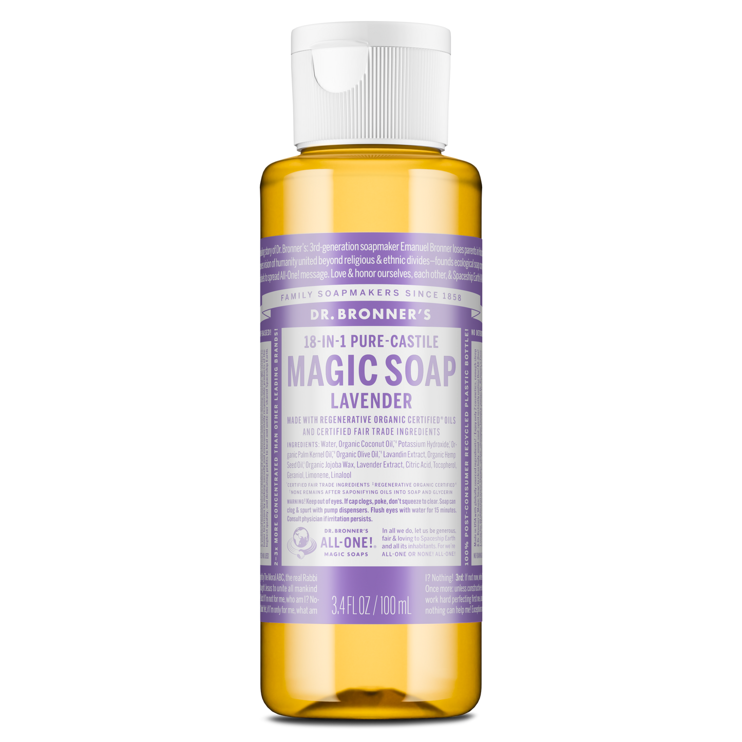 Dr. Bronner's Lavender Soap 3.4oz
