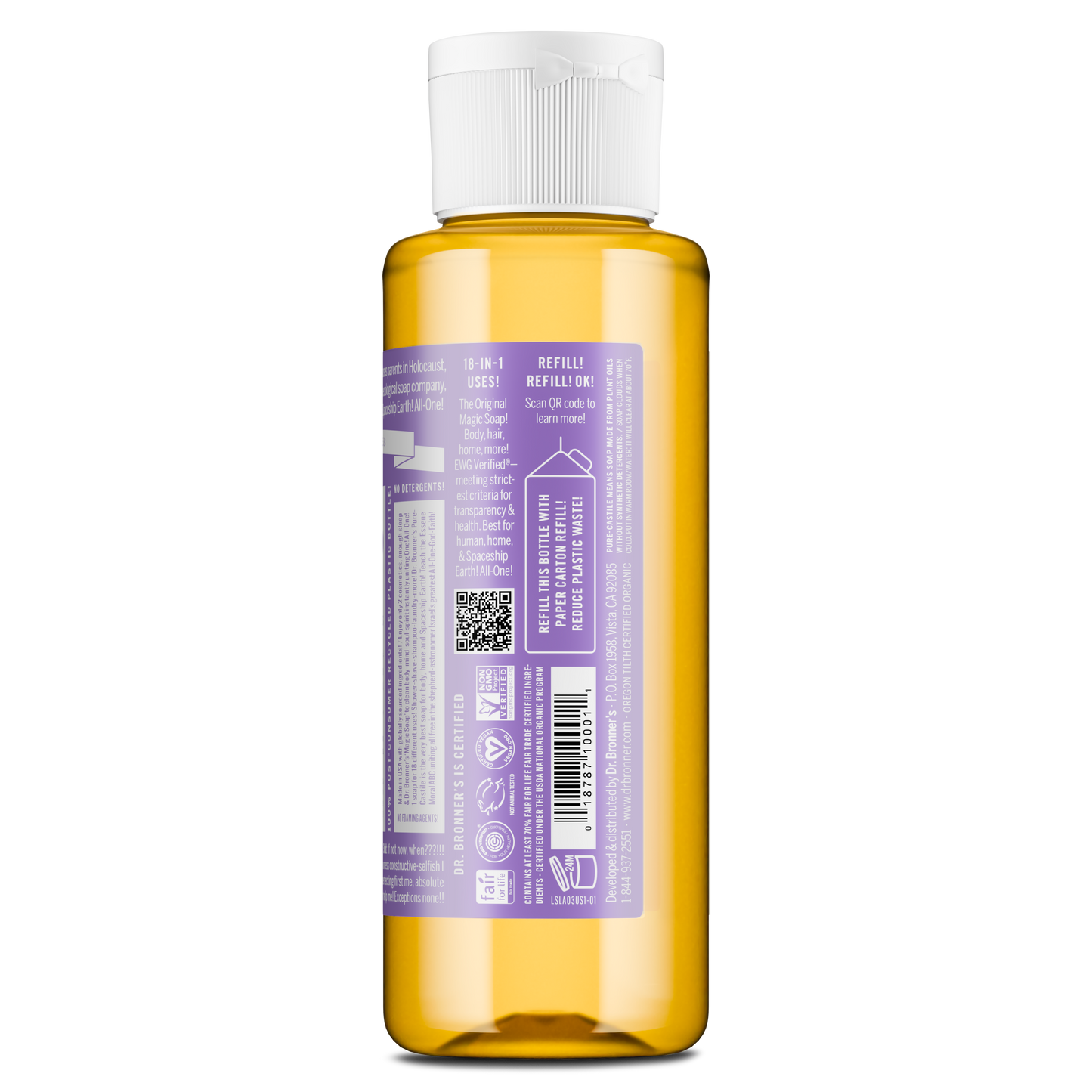 Dr. Bronner's Lavender Soap 3.4oz