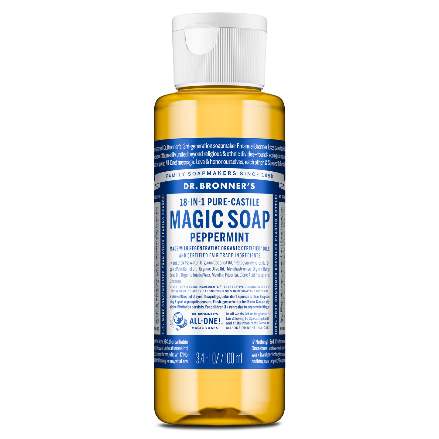 Dr. Bronner's Peppermint Soap 3.4oz