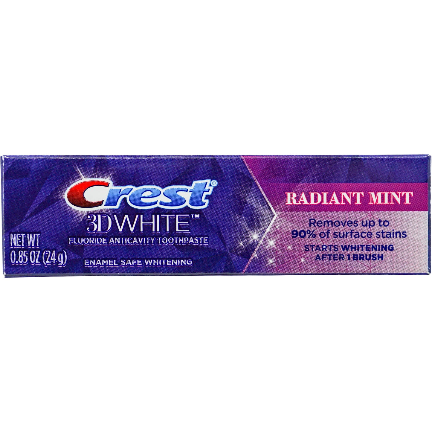 Crest 3D White Toothpaste 0.85 oz Travel Size