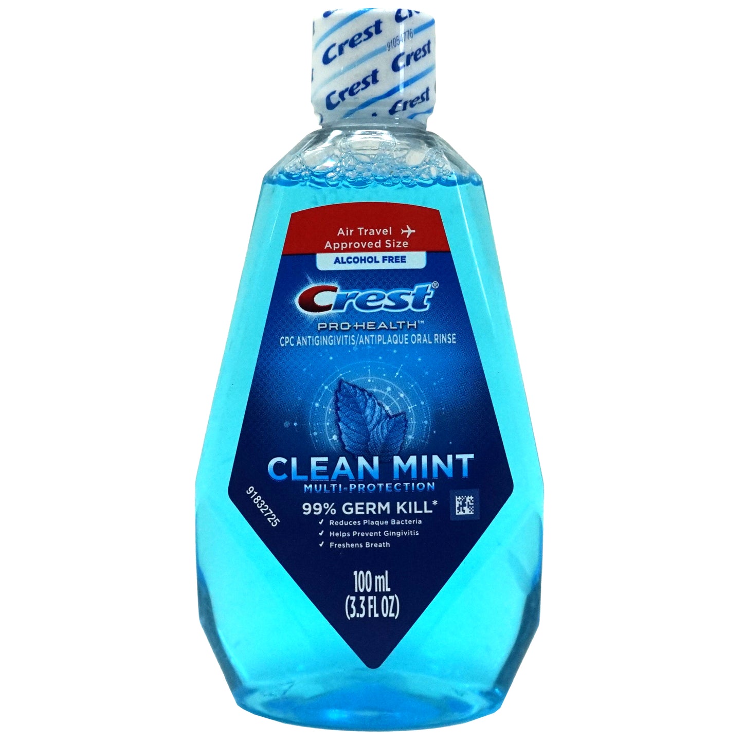 Crest Pro Health Mouthwash - Clean Mint Rinse 3.3 oz