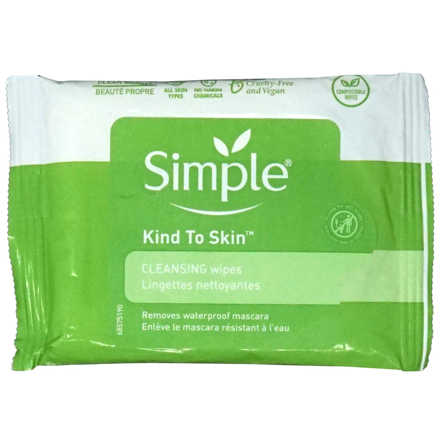 Simple Skin Cleansing Facial Wipes 7 Count Pack