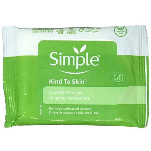 Simple Skin Cleansing Facial Wipes 7 Count Pack