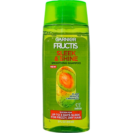 Garnier Fructis Sleek & Shine Shampoo 3 oz Bottle