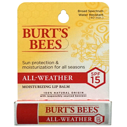 Burts Bees® All Weather SPF 15 Moisturizing Lip Balm