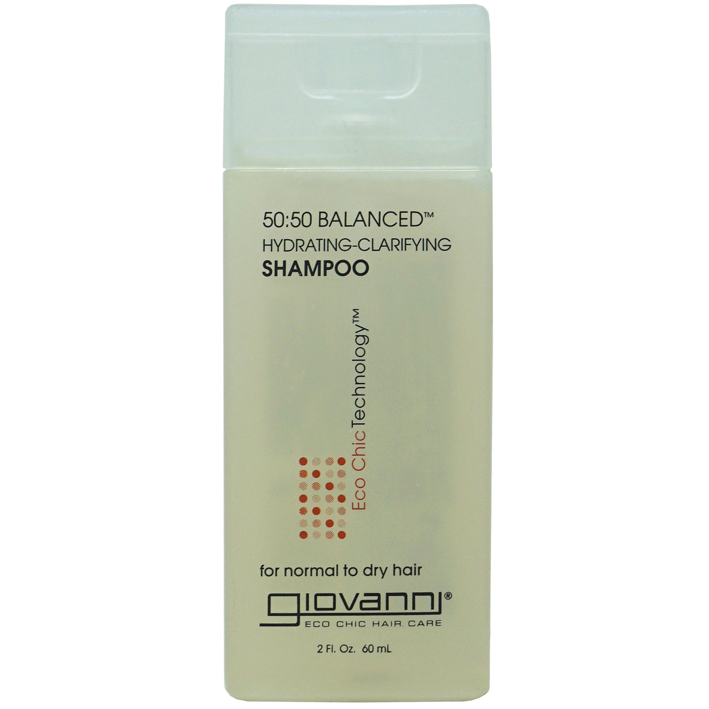 Giovanni® 50:50 Balanced™ Hydrating-Clarifying Shampoo For Normal To Dry Hair 2 fl oz / 60 ml Bottle